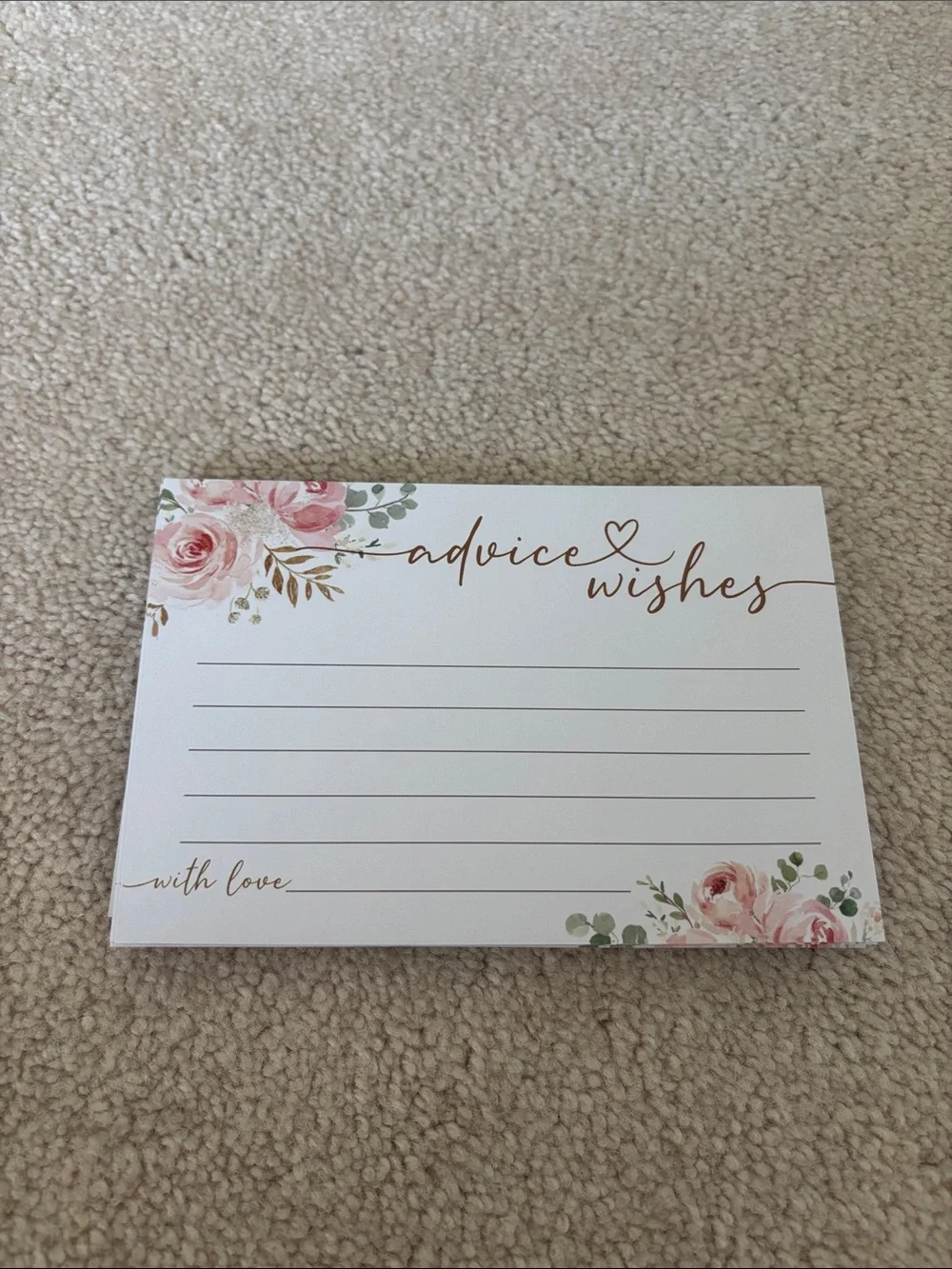 Advice & Wishes Floral Cards
